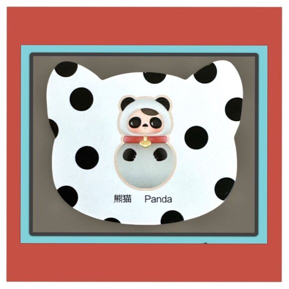 Pop Mart Pucky Roly-Poly Kitty Series Figurine - Panda - Picture 12 of 16